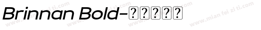 Brinnan Bold字体转换